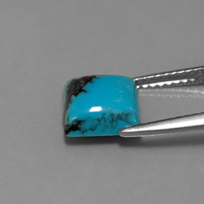 Turquoise Gemstone in 8 x 8 mm (calibrated) Size for Sale, Turquoise Stone in Blue Color