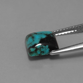 Turquoise Gemstone in 8 x 8 mm (calibrated) Size for Sale, Turquoise Stone in Blue Color