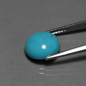Turquoise Gemstone in 10 mm (calibrated) Size for Sale, Turquoise Stone in Blue Green Color