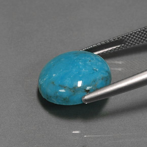 Turquoise Gemstone in 14 mm (calibrated) Size for Sale, Turquoise Stone in Blue Color