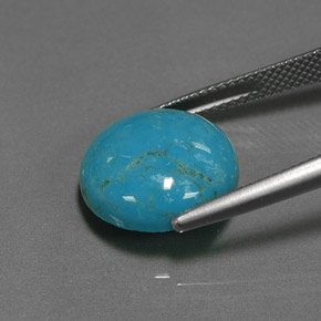 Turquoise Gemstone in 14 mm (calibrated) Size for Sale, Turquoise Stone in Blue Color