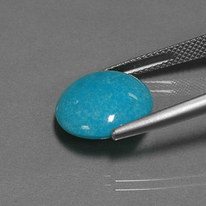 Turquoise Gemstone in 14 mm (calibrated) Size for Sale, Turquoise Stone in Blue Color