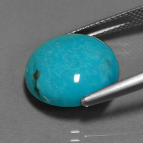 Turquoise Gemstone in 14 mm (calibrated) Size for Sale, Turquoise Stone in Blue Color