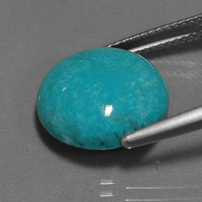 Turquoise Gemstone in 14 mm (calibrated) Size for Sale, Turquoise Stone in Blue Color