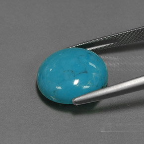 Turquoise Gemstone in 14 mm (calibrated) Size for Sale, Turquoise Stone in Blue Color