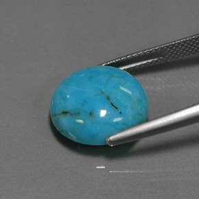 Turquoise Gemstone in 14 mm (calibrated) Size for Sale, Turquoise Stone in Blue Color
