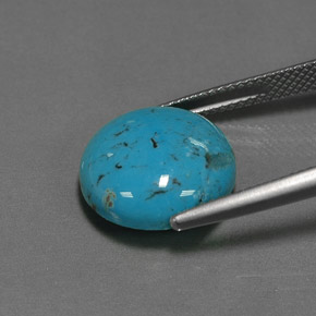 Turquoise Gemstone in 14 mm (calibrated) Size for Sale, Turquoise Stone in Blue Color