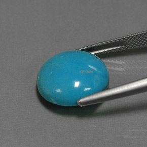 Turquoise Gemstone in 14 mm (calibrated) Size for Sale, Turquoise Stone in Blue Color