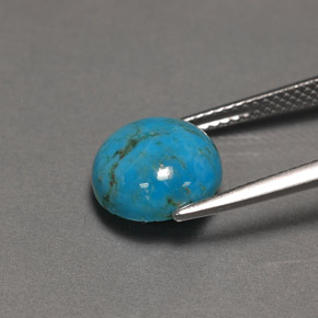 Turquoise Gemstone in 10 mm (calibrated) Size for Sale, Turquoise Stone in Blue Color