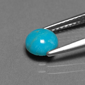 Turquoise Gemstone in 6 mm (calibrated) Size for Sale, Turquoise Stone in Blue Color