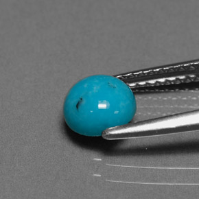 Turquoise Gemstone in 6 mm (calibrated) Size for Sale, Turquoise Stone in Blue Color