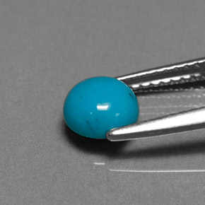 Turquoise Gemstone in 6 mm (calibrated) Size for Sale, Turquoise Stone in Blue Color
