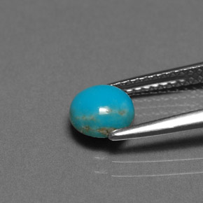 Turquoise Gemstone in 6 mm (calibrated) Size for Sale, Turquoise Stone in Blue Color