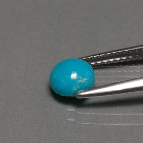Turquoise Gemstone in 6 mm (calibrated) Size for Sale, Turquoise Stone in Blue Color