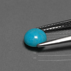 Turquoise Gemstone in 6 mm (calibrated) Size for Sale, Turquoise Stone in Blue Color