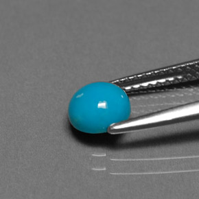 Turquoise Gemstone in 6 mm (calibrated) Size for Sale, Turquoise Stone in Blue Color