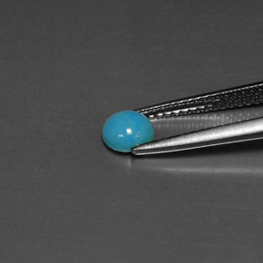 Turquoise Gemstone in 5 mm (calibrated) Size for Sale, Turquoise Stone in Blue Green Color