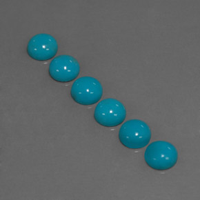Turquoise Gemstone in 5 mm (calibrated) Size for Sale, Turquoise Stone in Blue Color