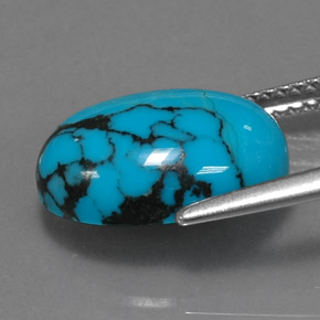 Turquoise Gemstone in 14 x 10 mm (calibrated) Size for Sale, Turquoise Stone in Blue Color