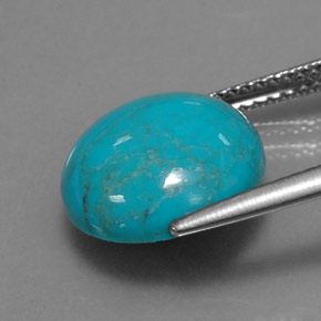 Turquoise Gemstone in 12 mm (calibrated) Size for Sale, Turquoise Stone in Blue Color