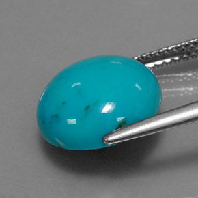 Turquoise Gemstone in 12 mm (calibrated) Size for Sale, Turquoise Stone in Blue Color