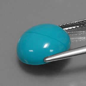 Turquoise Gemstone in 12 mm (calibrated) Size for Sale, Turquoise Stone in Blue Color