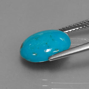 Turquoise Gemstone in 12 x 10 mm (calibrated) Size for Sale, Turquoise Stone in Blue Color