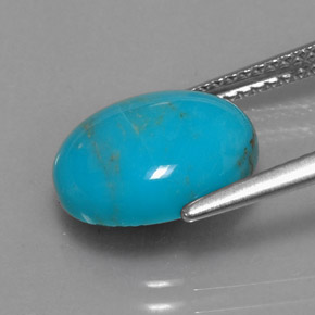 Turquoise Gemstone in 12 x 10 mm (calibrated) Size for Sale, Turquoise Stone in Blue Color