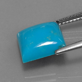Turquoise Gemstone in 10 x 10 mm (calibrated) Size for Sale, Turquoise Stone in Blue Color