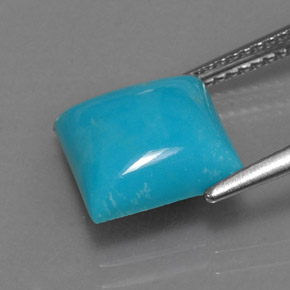 Turquoise Gemstone in 10 x 10 mm (calibrated) Size for Sale, Turquoise Stone in Blue Color