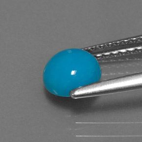 Turquoise Gemstone in 6 mm (calibrated) Size for Sale, Turquoise Stone in Blue Color
