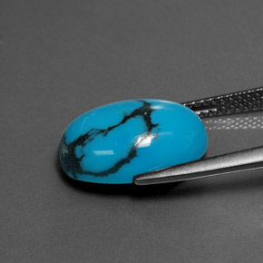 Turquoise Gemstone in 14 x 10 mm (calibrated) Size for Sale, Turquoise Stone in Blue Color