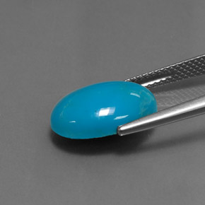Turquoise Gemstone in 14 x 10 mm (calibrated) Size for Sale, Turquoise Stone in Blue Color