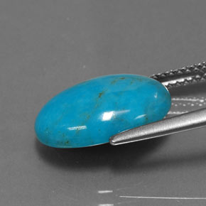 Turquoise Gemstone in 14 x 10 mm (calibrated) Size for Sale, Turquoise Stone in Blue Color