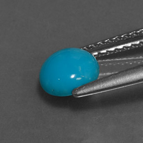 Turquoise Gemstone in 6 mm (calibrated) Size for Sale, Turquoise Stone in Blue Color