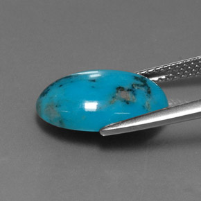 Turquoise Gemstone in 14 x 10 mm (calibrated) Size for Sale, Turquoise Stone in Blue Color