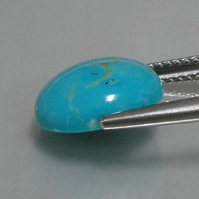Turquoise Gemstone in 12 x 10 mm (calibrated) Size for Sale, Turquoise Stone in Blue Color