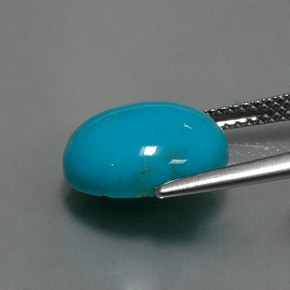 Turquoise Gemstone in 12 x 10 mm (calibrated) Size for Sale, Turquoise Stone in Blue Color