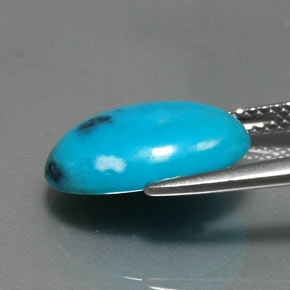 Turquoise Gemstone in 14 x 10 mm (calibrated) Size for Sale, Turquoise Stone in Blue Color