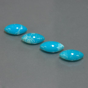 Turquoise Gemstone in 10 x 5 mm (calibrated) Size for Sale, Turquoise Stone in Blue Color