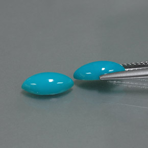Turquoise Gemstone in 10 x 5 mm (calibrated) Size for Sale, Turquoise Stone in Blue Color