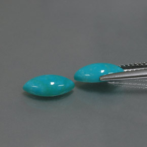 Turquoise Gemstone in 10 x 5 mm (calibrated) Size for Sale, Turquoise Stone in Blue Color