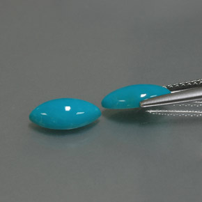 Turquoise Gemstone in 10 x 5 mm (calibrated) Size for Sale, Turquoise Stone in Blue Color