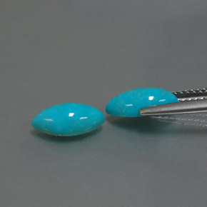 Turquoise Gemstone in 10 x 5 mm (calibrated) Size for Sale, Turquoise Stone in Blue Color