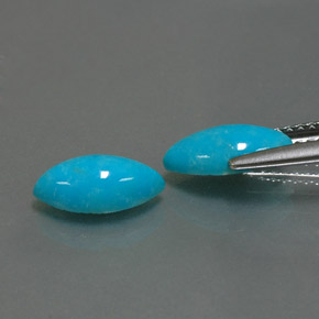 Turquoise Gemstone in 10 x 5 mm (calibrated) Size for Sale, Turquoise Stone in Blue Color
