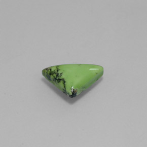 1.07 ct Green Turquoise Stone, Natural Turquoise in Trillion Cabochon Shape for Sale
