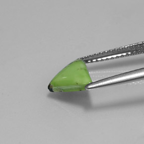 Turquoise Gemstone in 10 x 7.2 mm Size for Sale, Turquoise Stone in Yellow Green Color