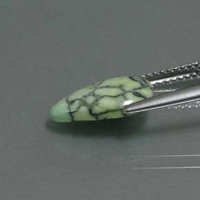 Turquoise Gemstone in 12.5 x 7.9 mm Size for Sale, Turquoise Stone in Yellow Green Color