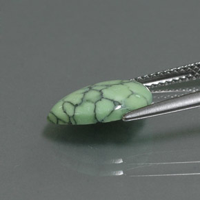 Turquoise Gemstone in 13 x 9 mm (calibrated) Size for Sale, Turquoise Stone in Yellow Green Color