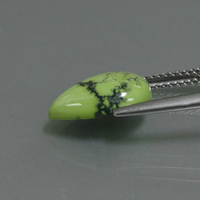 Turquoise Gemstone in 12.4 x 8.6 mm Size for Sale, Turquoise Stone in Yellow Green Color
